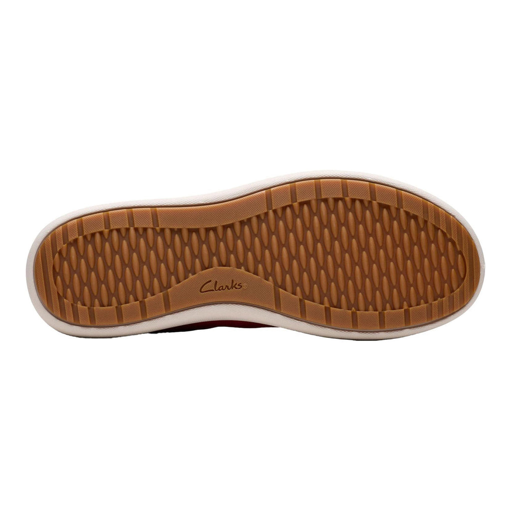 Women's Clarks Nalle Lace Sneaker RED 26182279