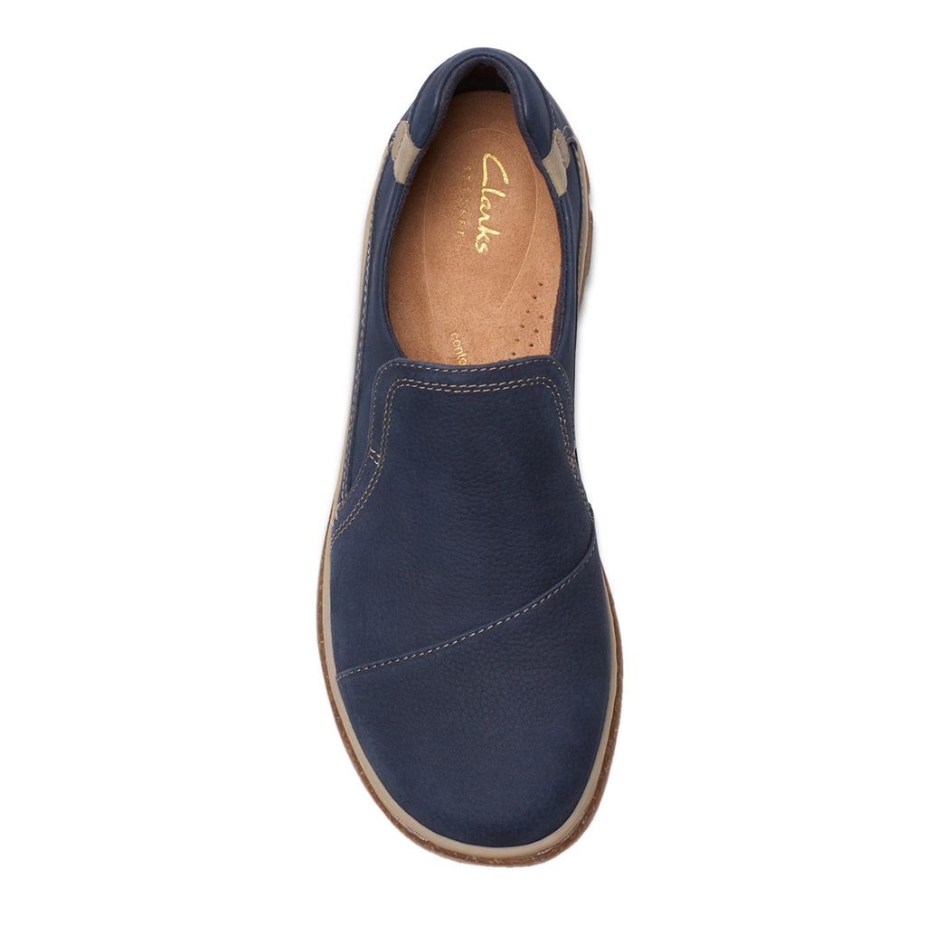 Women's Clarks Orlene Slip-On NAVY 26182987