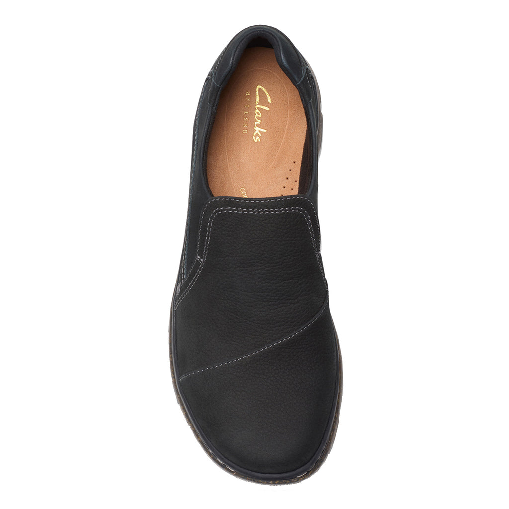 Women's Clarks Orlene Slip-On BLACK LEATHER 26182990