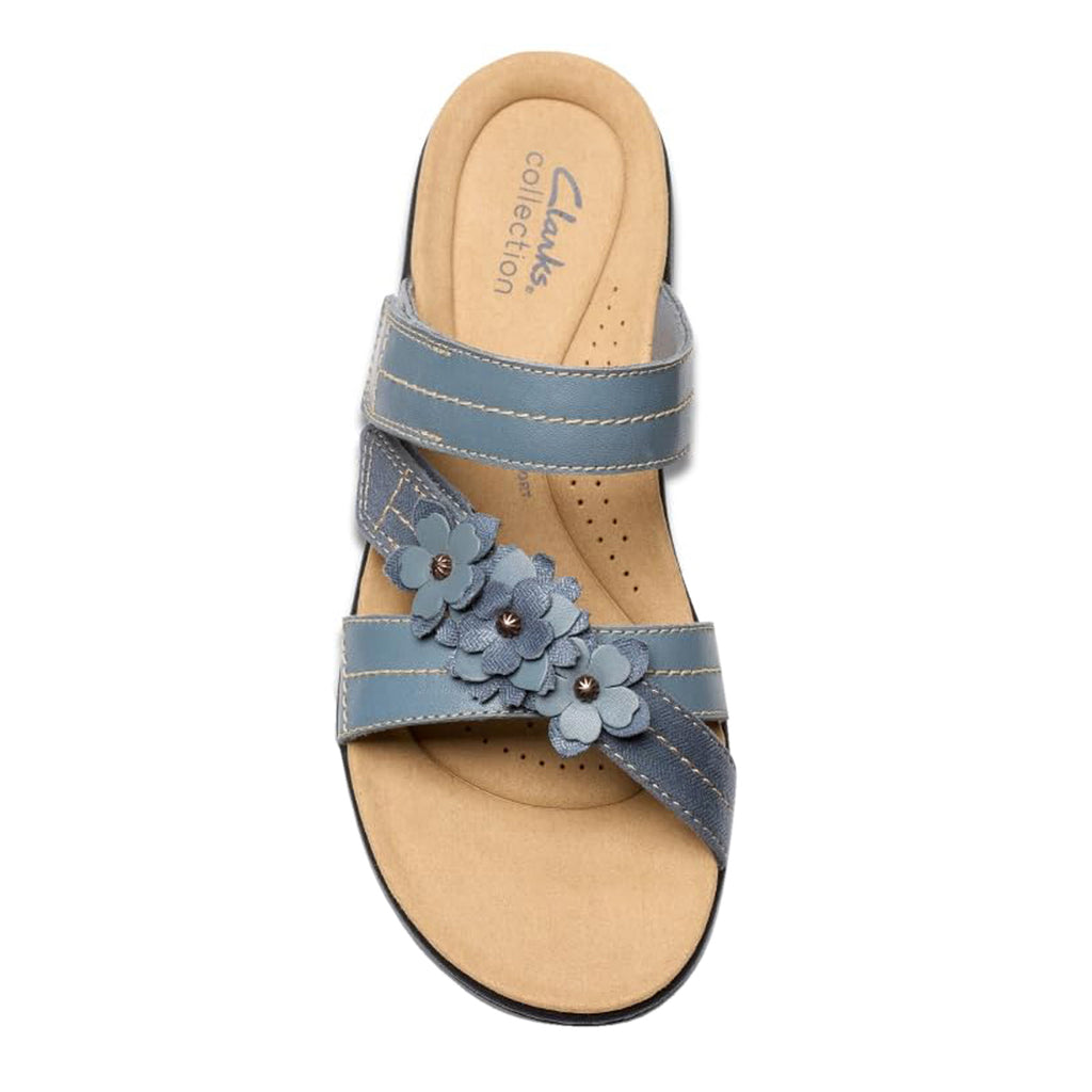 Women's Clarks Laurieann Rose Sandal BLUE GREY 26183575