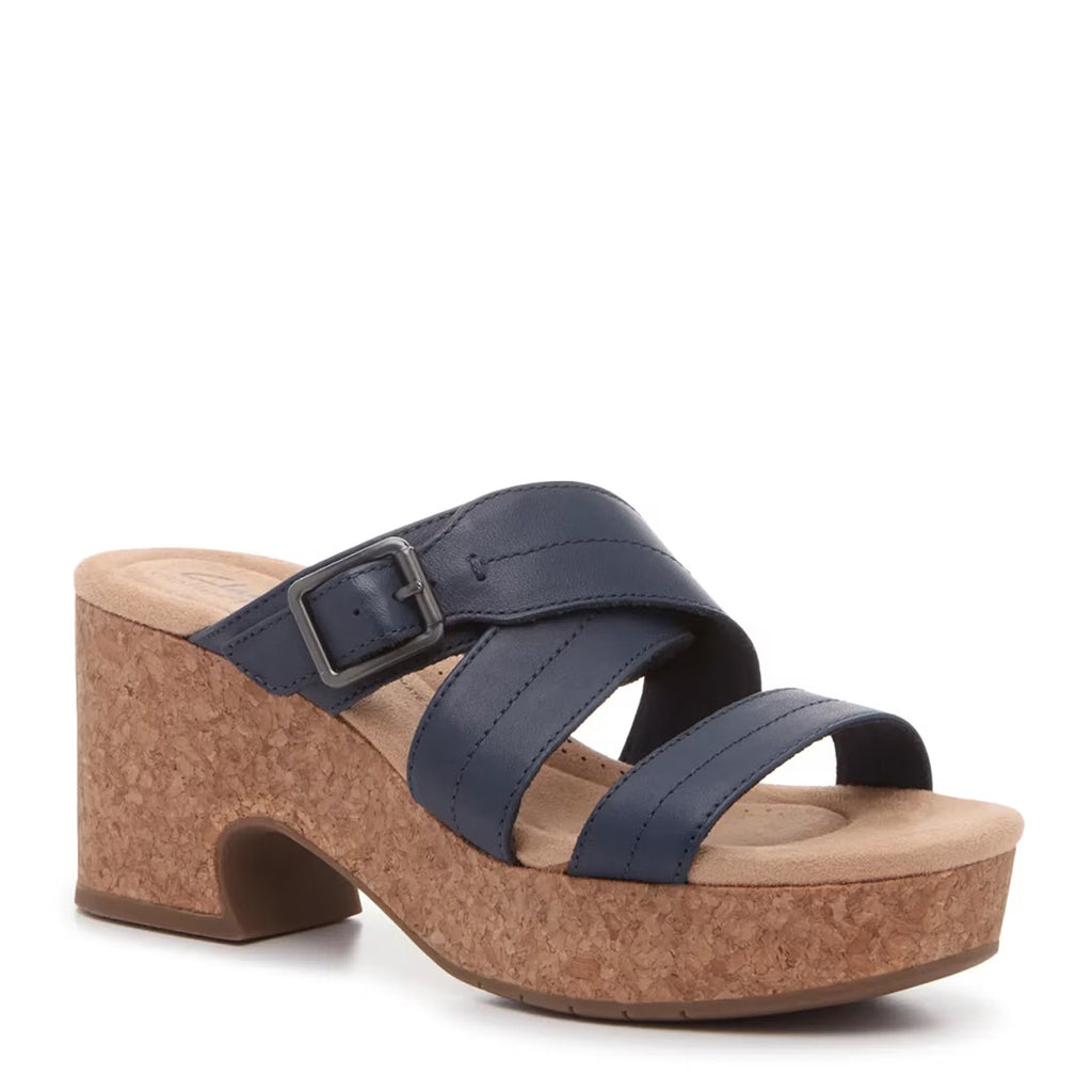 Women's Clarks Nerisa Holly Sandal NAVY 26183626