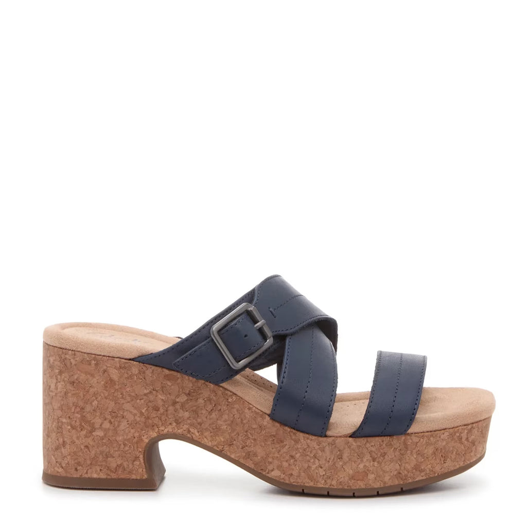Women's Clarks Nerisa Holly Sandal NAVY 26183626
