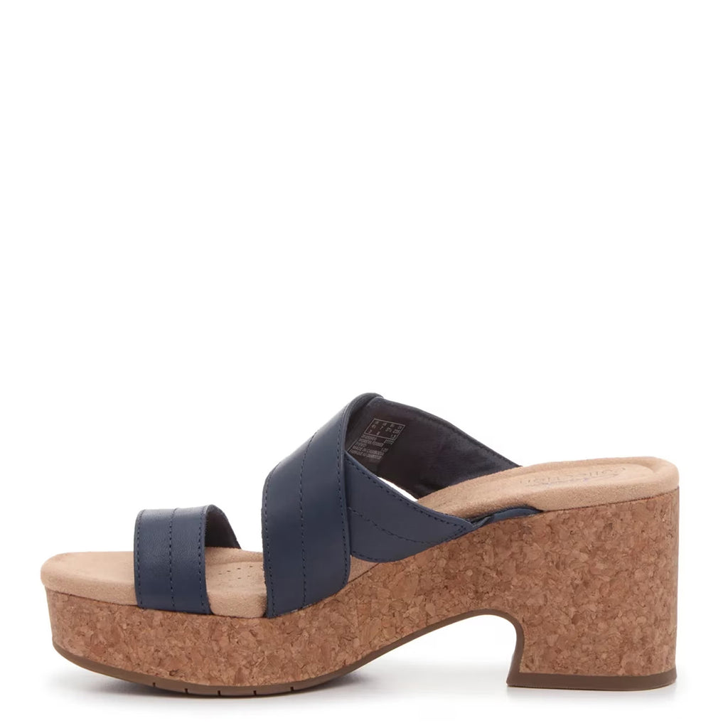 Women's Clarks Nerisa Holly Sandal NAVY 26183626