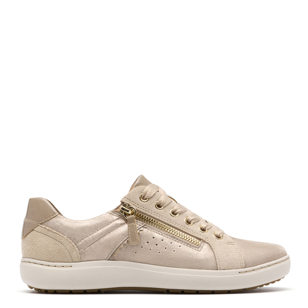 Women's Clarks Nalle Zen Sneaker METALLIC 26183972
