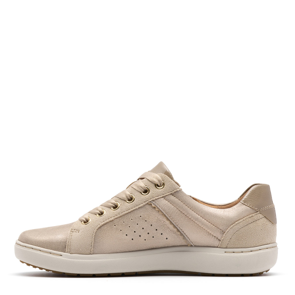 Women's Clarks Nalle Zen Sneaker METALLIC 26183972