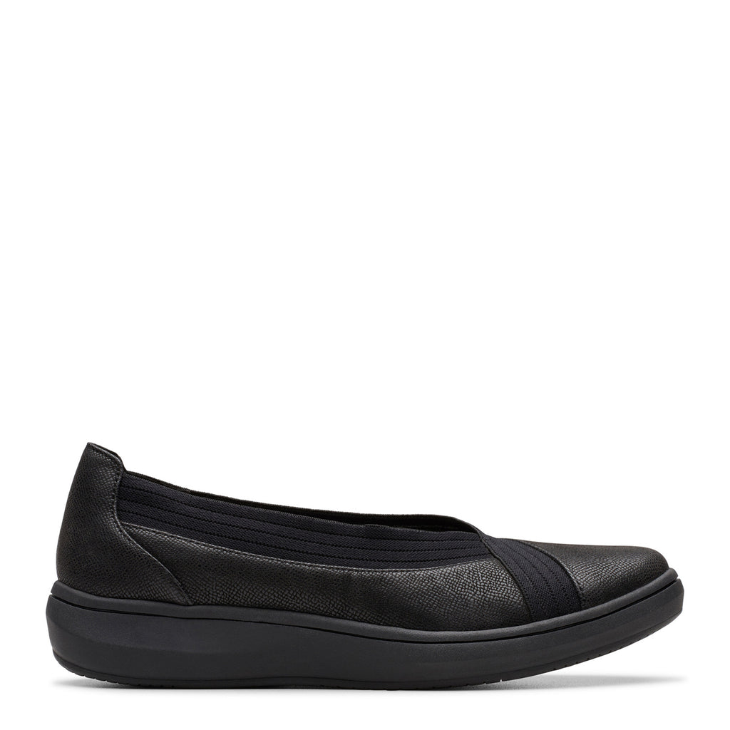 Women's Clarks BreezeSky Air Slip-On BLACK 26184191