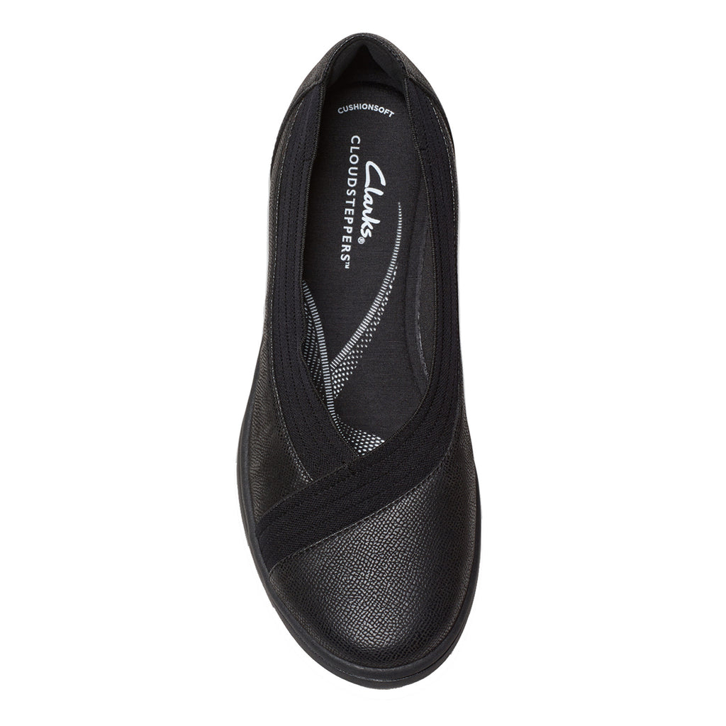 Women's Clarks BreezeSky Air Slip-On BLACK 26184191
