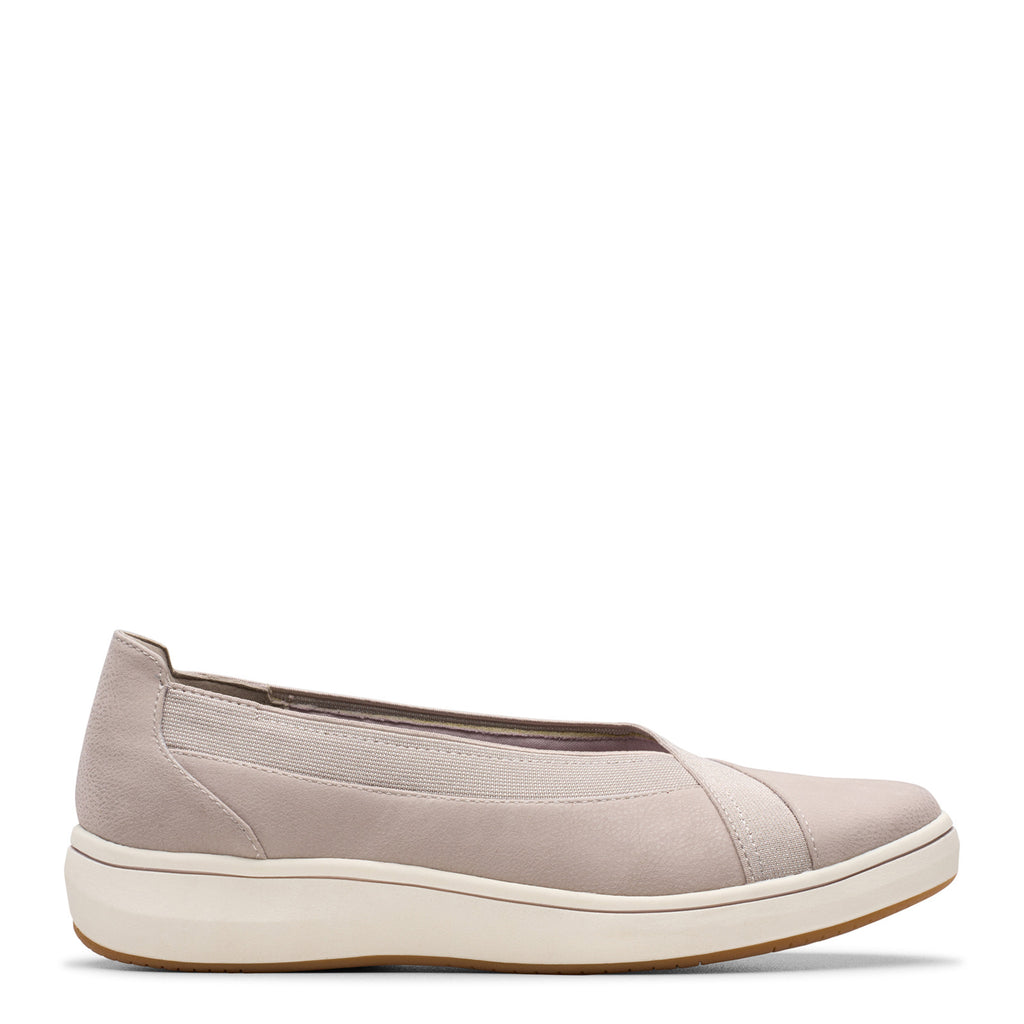 Women's Clarks BreezeSky Air Slip-On LIGHT GREY 26184192