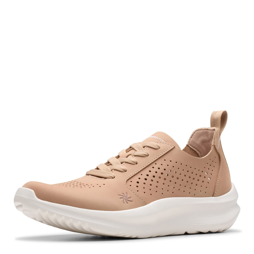 Women's Clarks Solevana Style Sneaker SAND 26184290