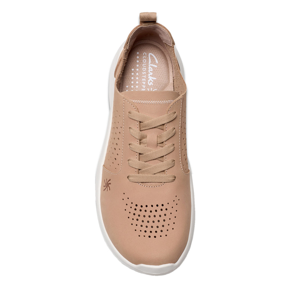 Women's Clarks Solevana Style Sneaker SAND 26184290