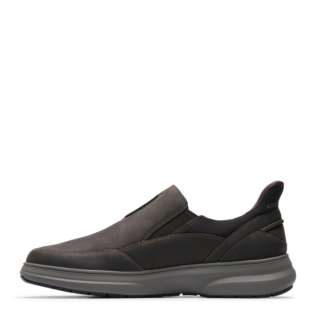 Men's Clarks Mullen Step Slip-On DARK BROWN 26184413