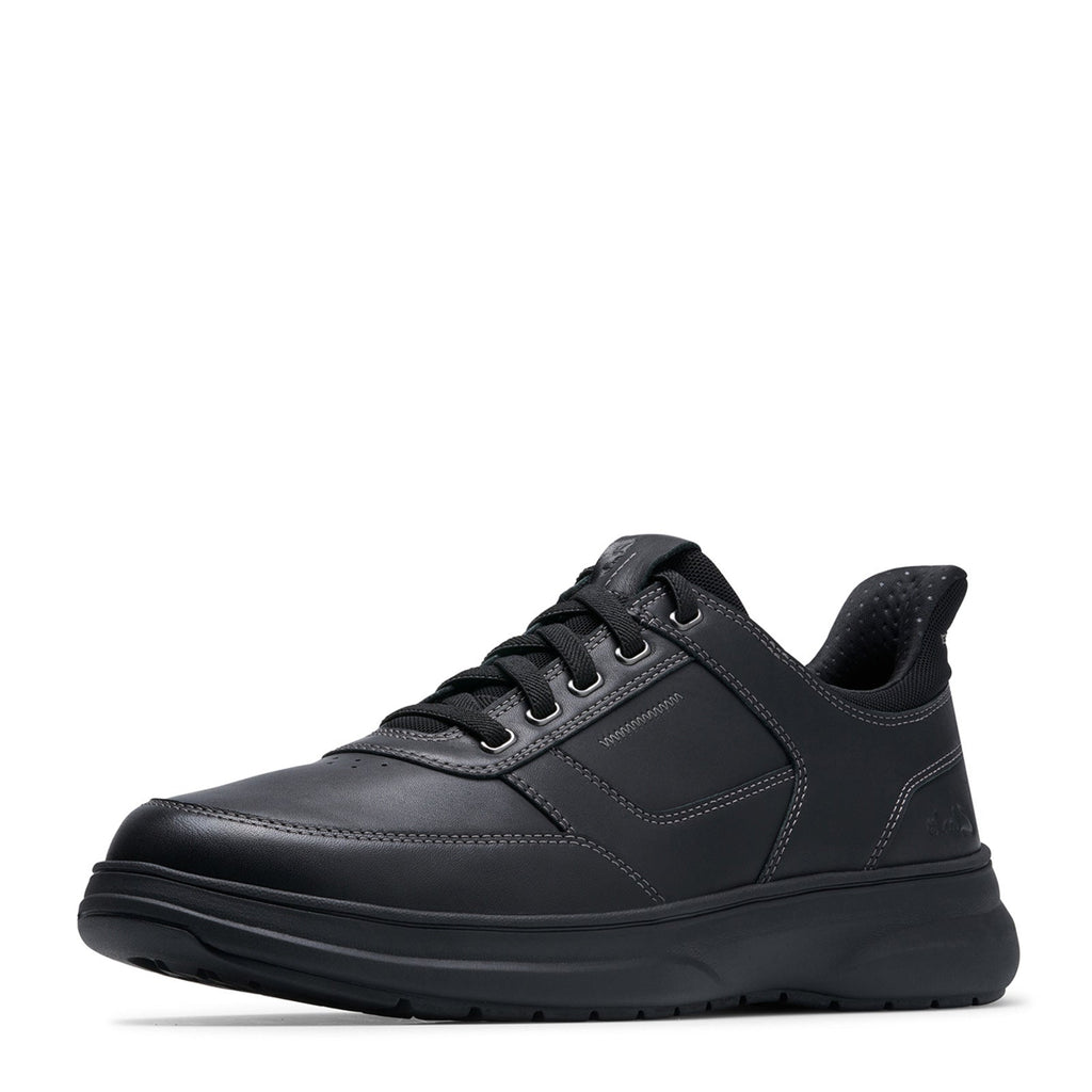 Men's Clarks Mullen Easy Sneaker BLACK 26184415