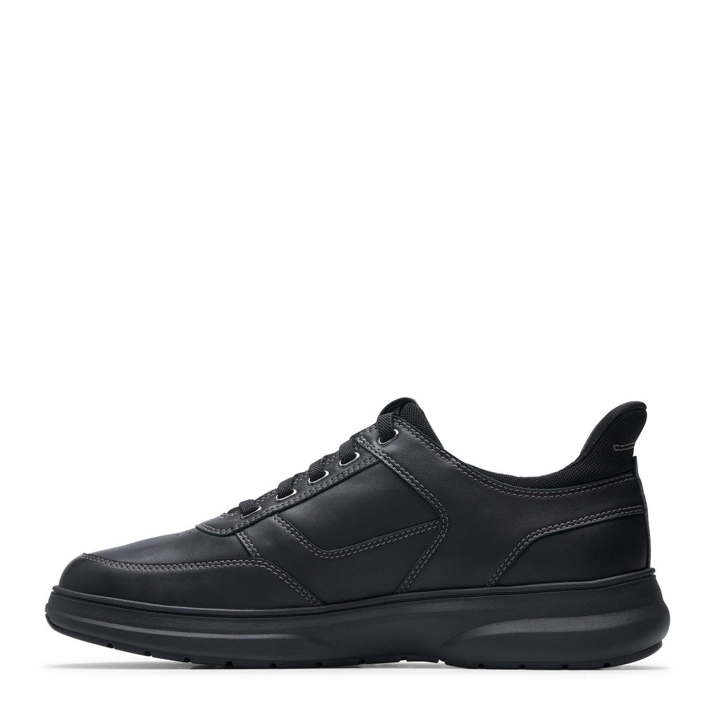 Men's Clarks Mullen Easy Sneaker BLACK 26184415
