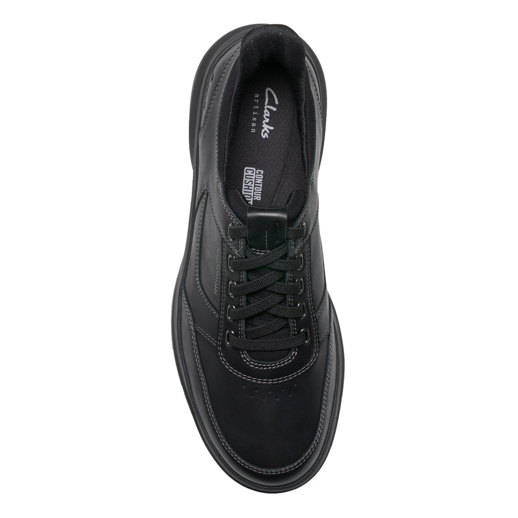 Men's Clarks Mullen Easy Sneaker BLACK 26184415