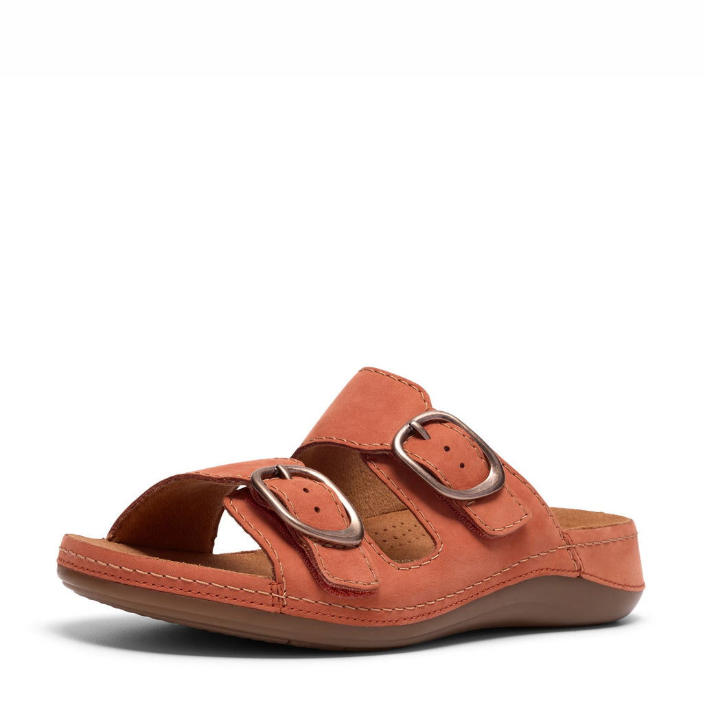 Women's Clarks Cecily Step Sandal BURNT ORANGE 26185836