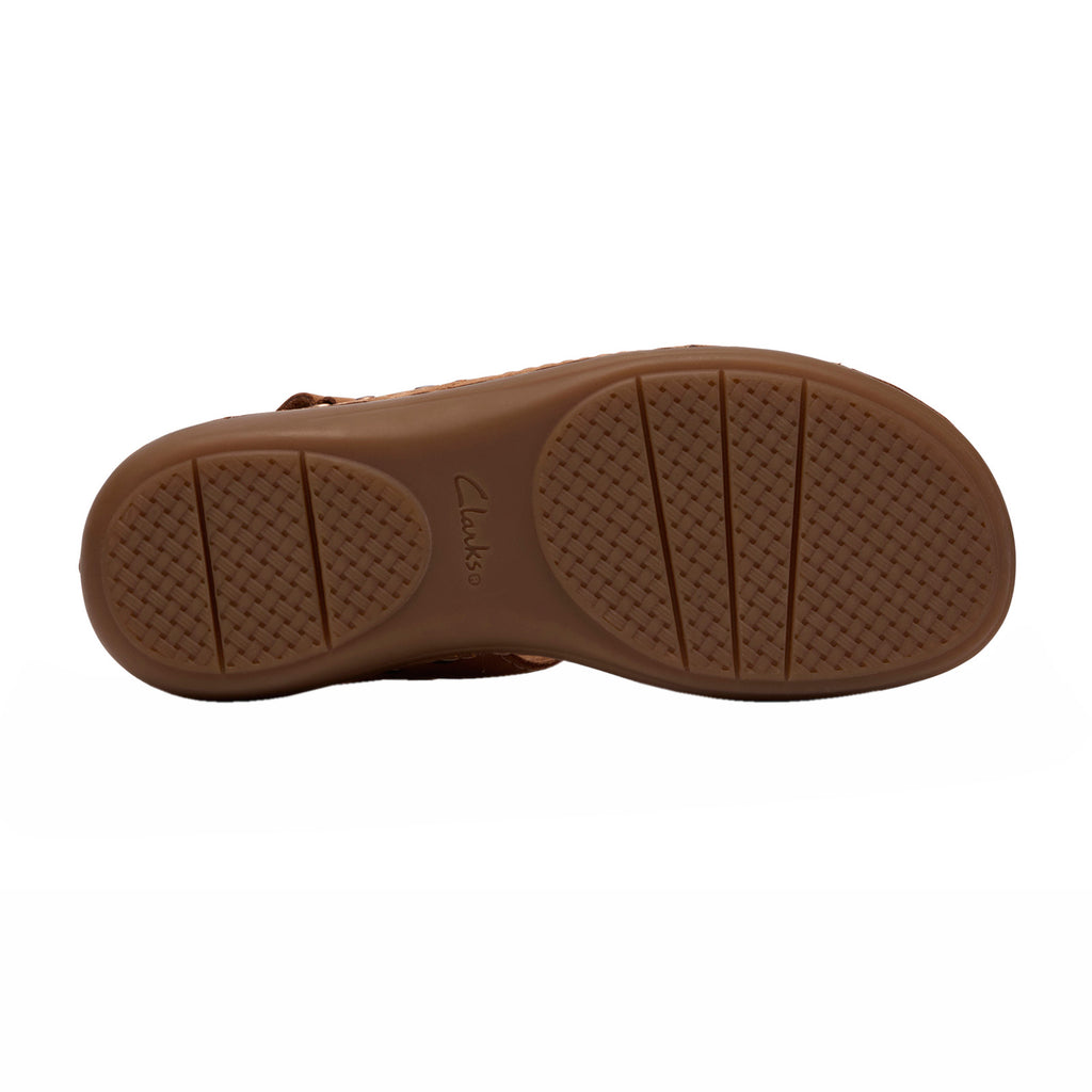 Women's Clarks Cecily Sun Sandal TAN NUBUCK 26185838