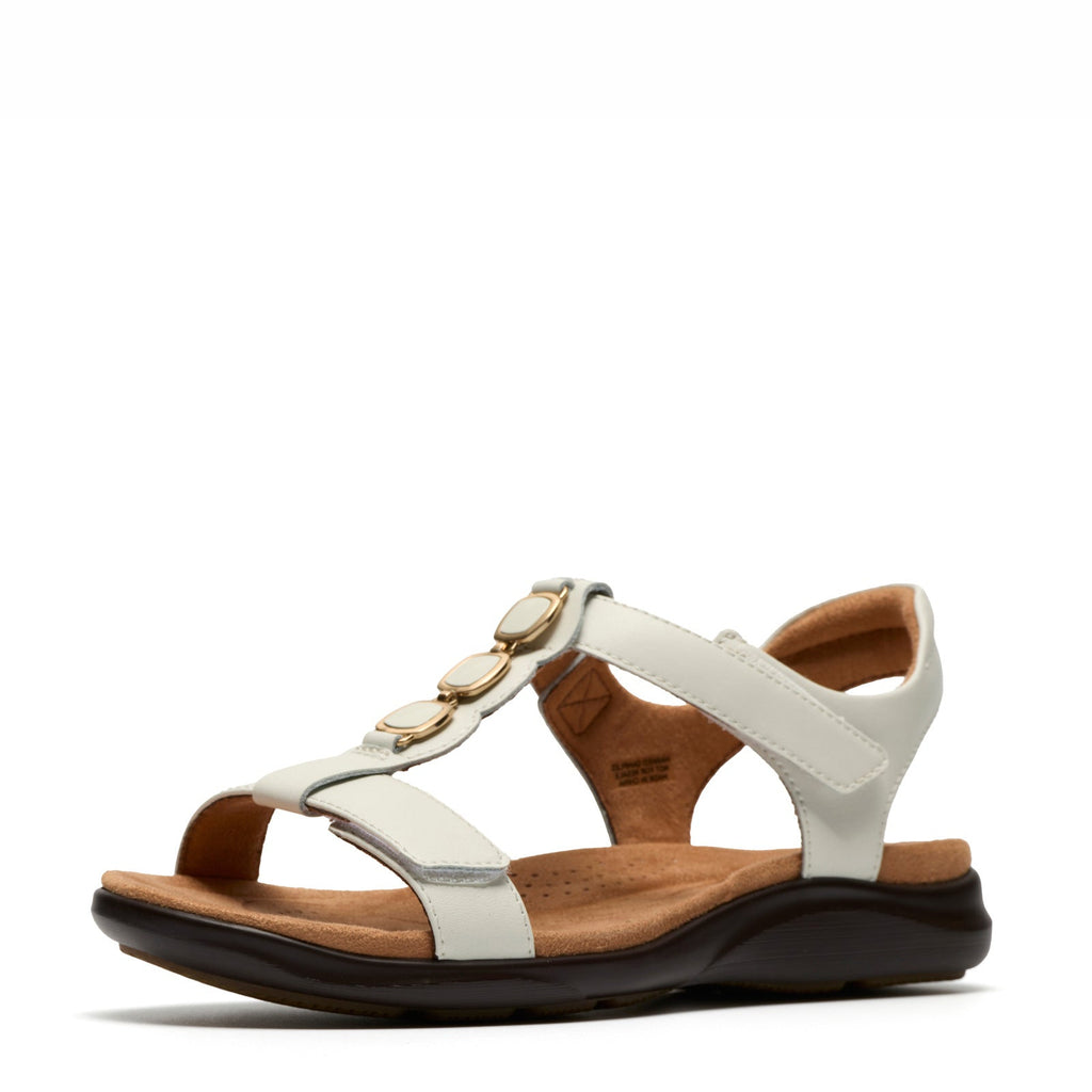 Women's Clarks Kilty Gem Sandal WHITE 26185961