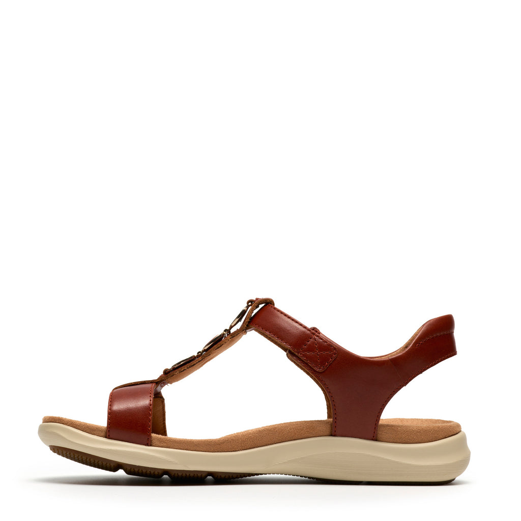 Women's Clarks Kilty Gem Sandal BURNT ORANGE 26185963