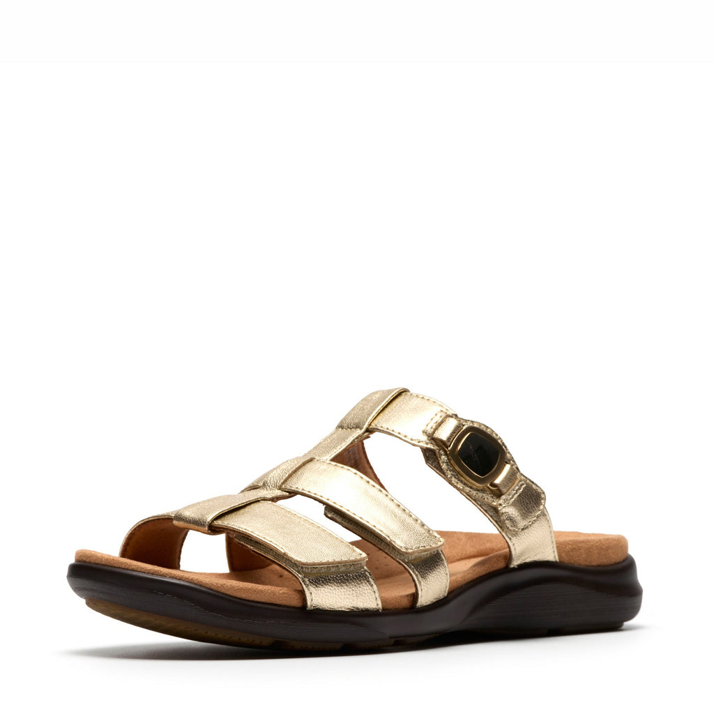 Women's Clarks Kilty Pearl Sandal CHAMPAGNE 26185966