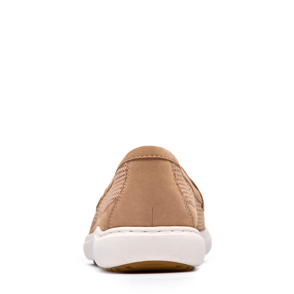 Women's Clarks Nalle Glide Slip-On BEIGE NUBUCK 26186221