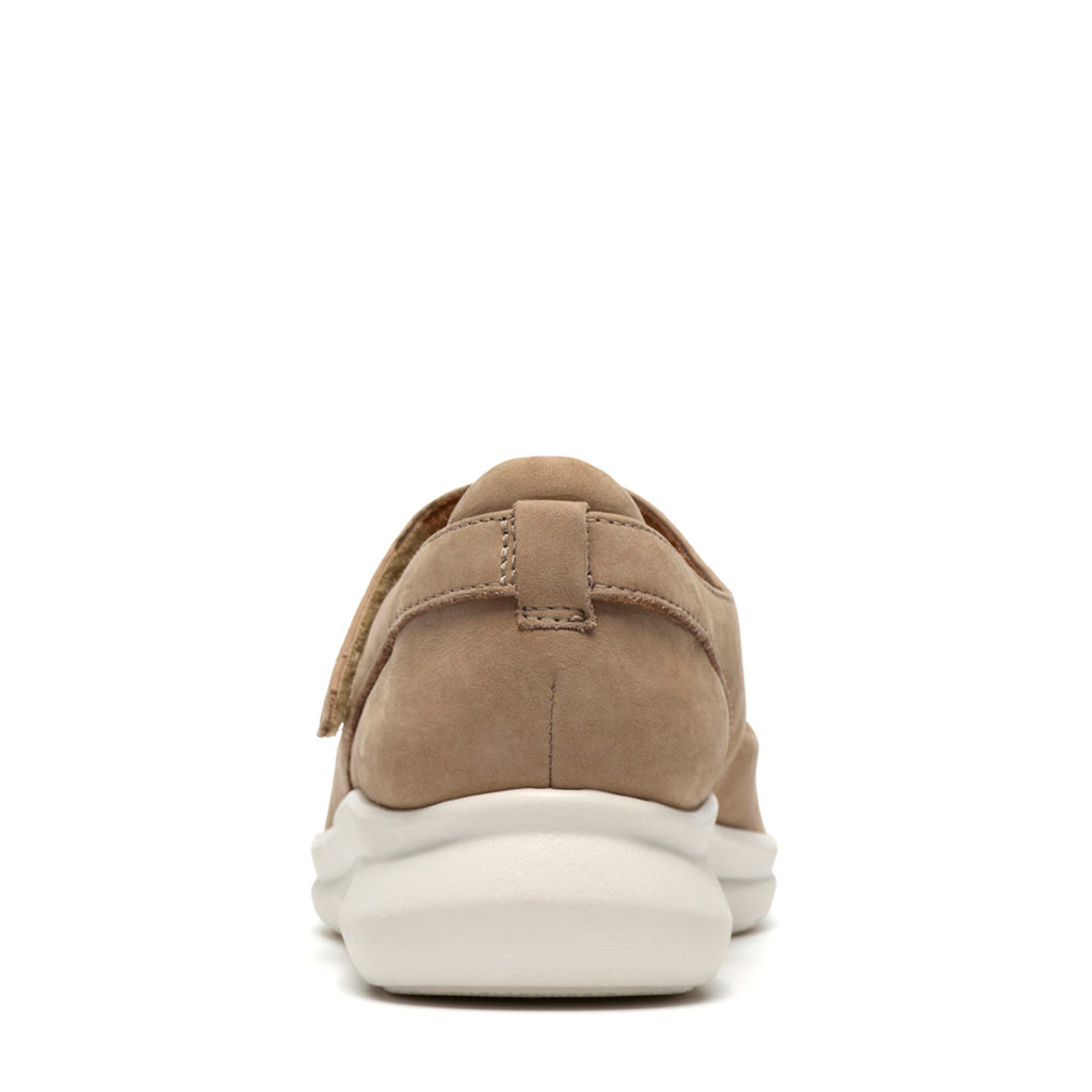 Women's Clarks Lynell Strap Mary Jane TAUPE NUBUCK 26186659