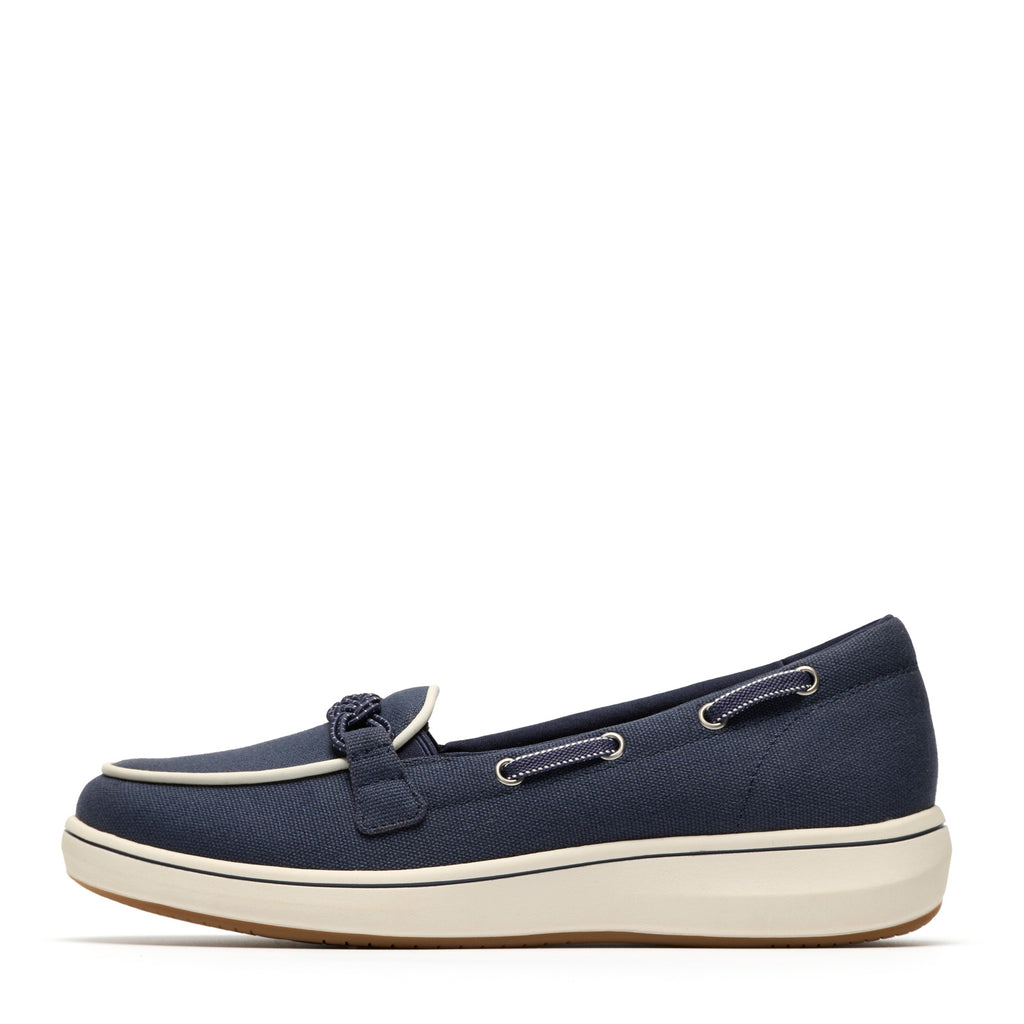 Women's Clarks Breeze Sky Bay Slip-On NAVY 26186840