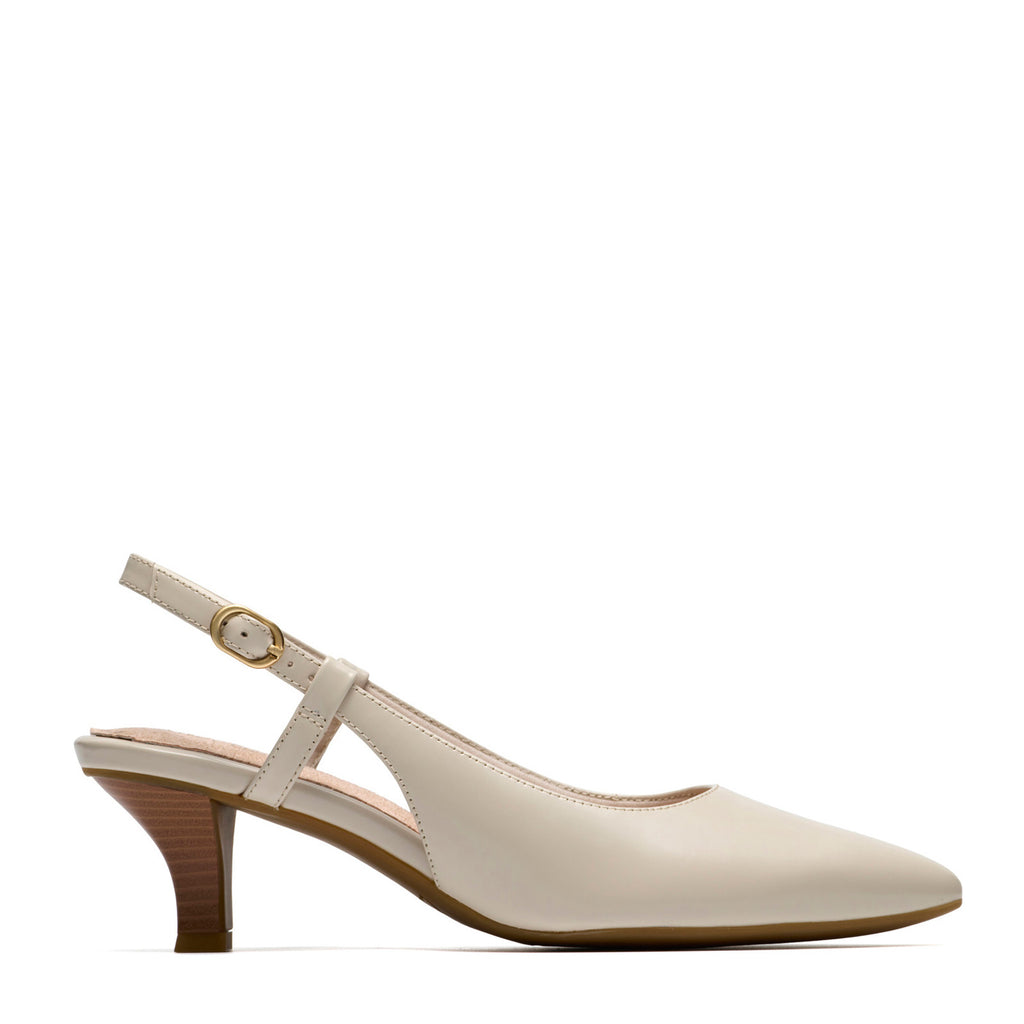 Women's Clarks Kepley Lane Pump OFF-WHITE 26186874