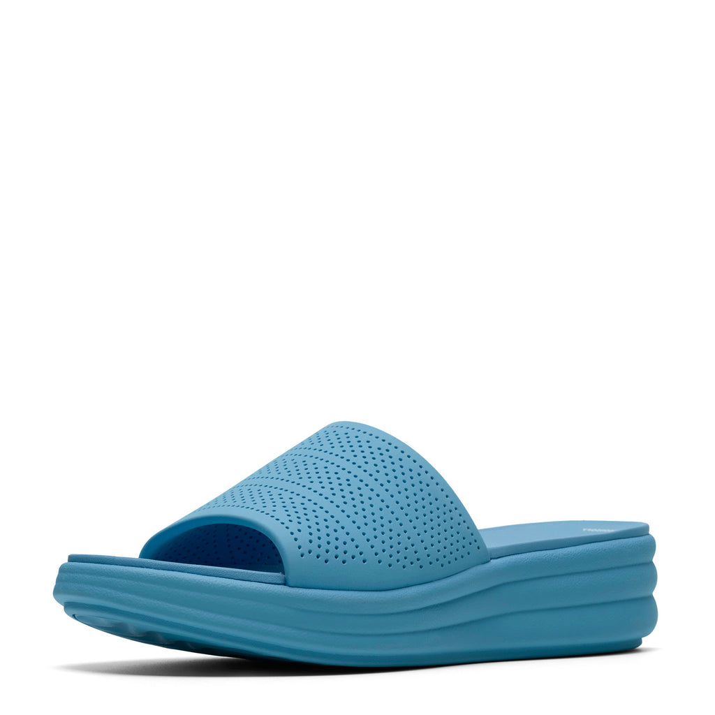 Women's Clarks Drift Twist Sandal BRIGHT BLUE 26187019