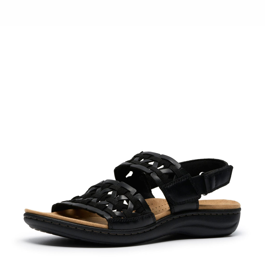 Women's Clarks Laurieann Lily Sandal BLACK 26187050