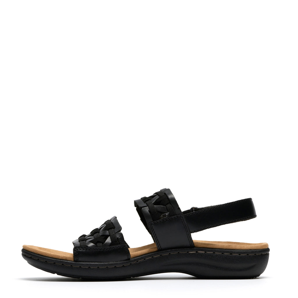 Women's Clarks Laurieann Lily Sandal BLACK 26187050
