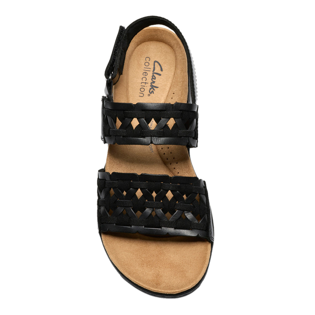 Women's Clarks Laurieann Lily Sandal BLACK 26187050