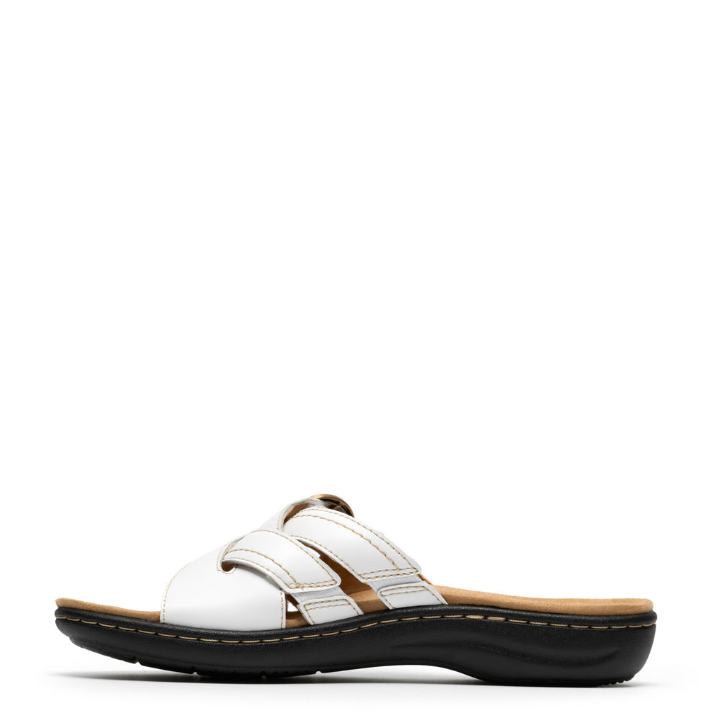 Women's Clarks Laurieann Opal Sandal WHITE 26187067