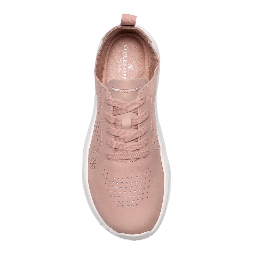 Women's Clarks Solevana Style Sneaker DUSTY PINK 26187097