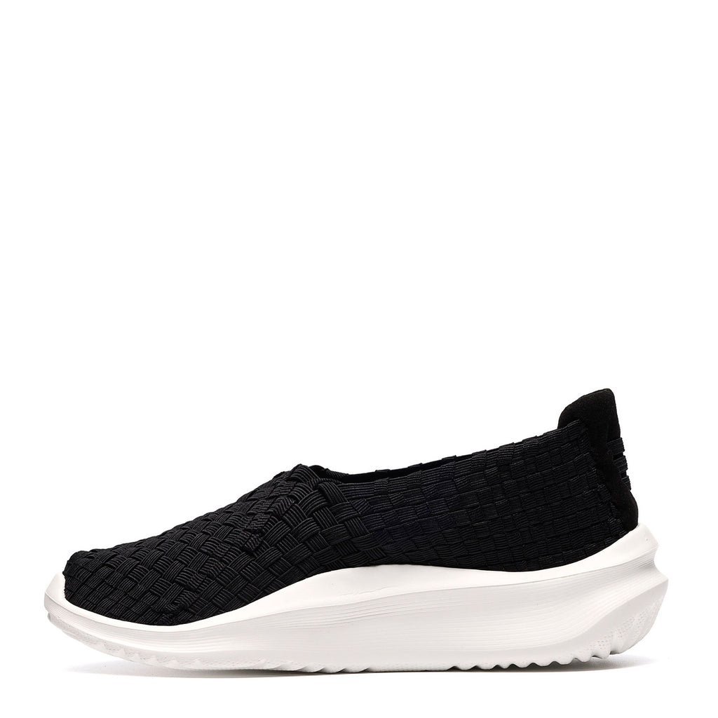 Women's Clarks Solevana Weave Sneaker BLACK 26187102