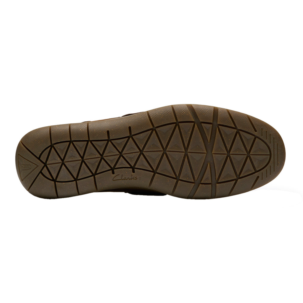 Men's Clarks Flexway 2-Eye Boat Shoe BROWN NUBUCK 26187414