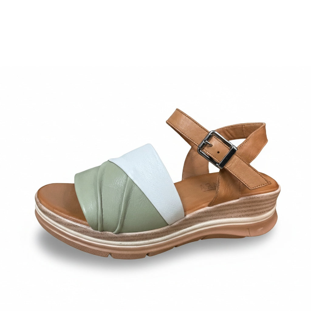 Women's KREMARA 280 258-1 Sandal AVOCADO / OFF WHITE 280 258-1 AV-OW