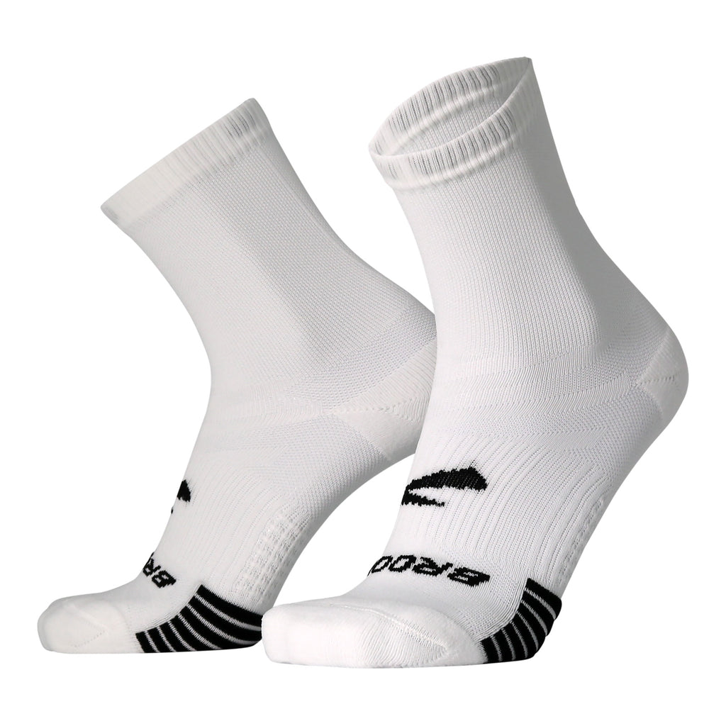 Brooks Ghost Lite Crew Socks - 2 Pair WHITE 280490-100
