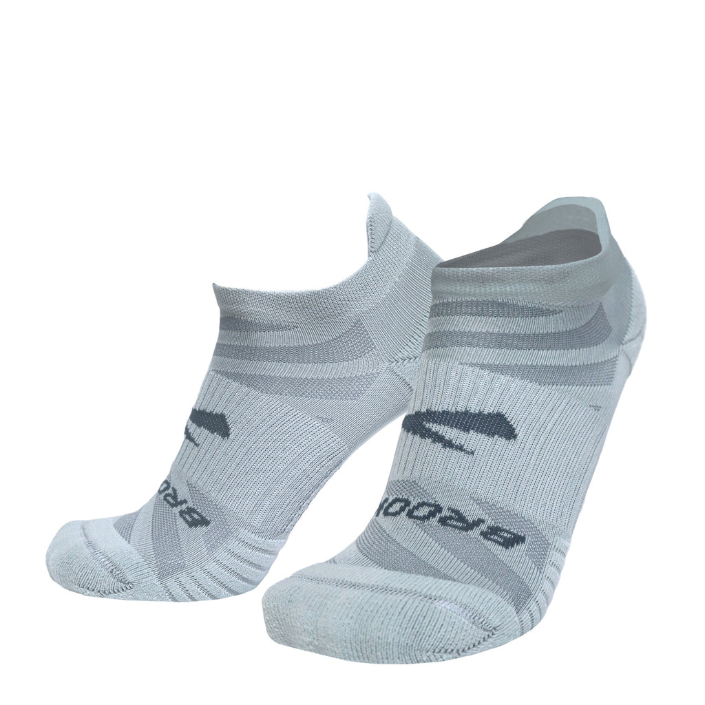 Brooks Ghost Lite No Show Socks - 2 Pair STORM CLOUD 280496-086