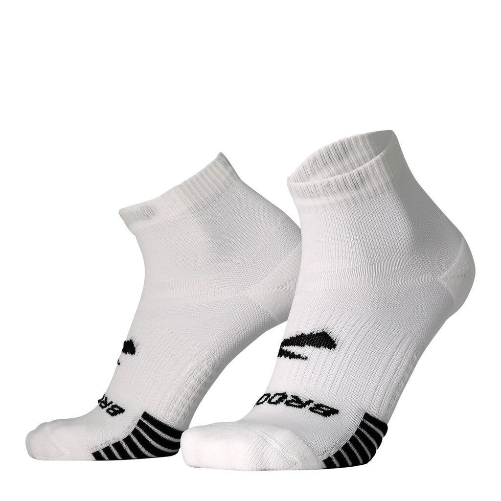 Brooks Ghost Lite Quarter Socks - 2 Pair WHITE 280497-100