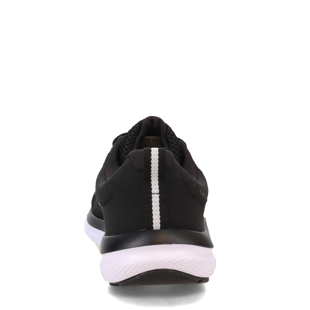 Women's Under Armour Charged Assert 10 Running Shoe - Wide Width BLACK/WHITE 3026180-001