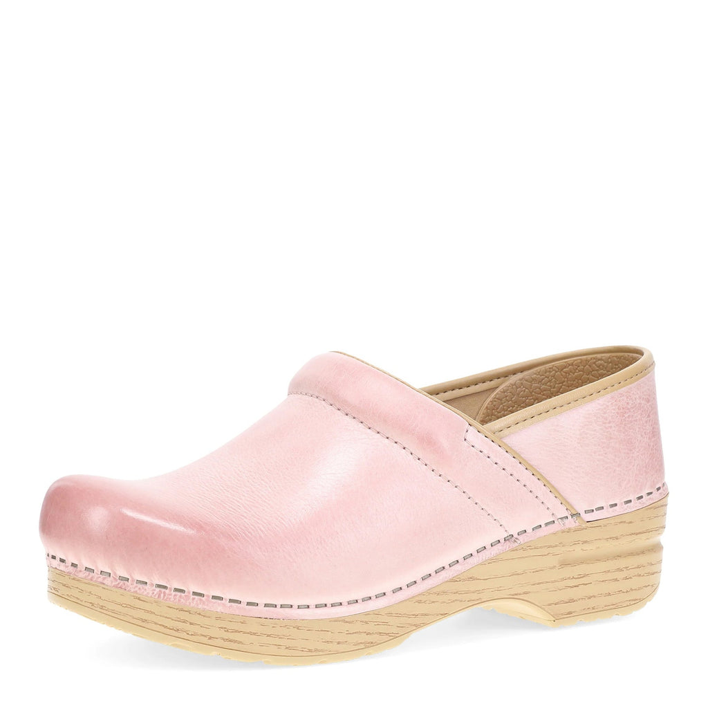 Women's Dansko Professional Clog PINK MILLED BURNISHED 306-331421
