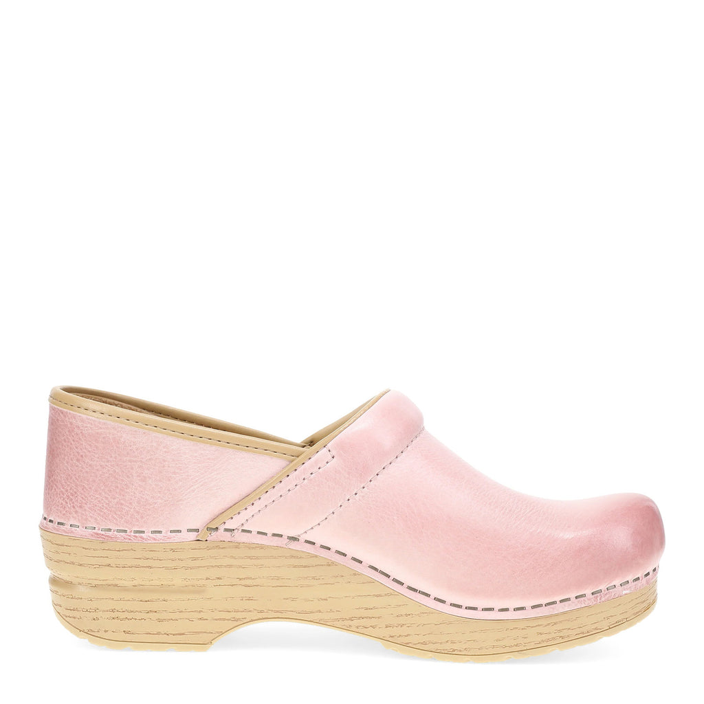 Women's Dansko Professional Clog PINK MILLED BURNISHED 306-331421