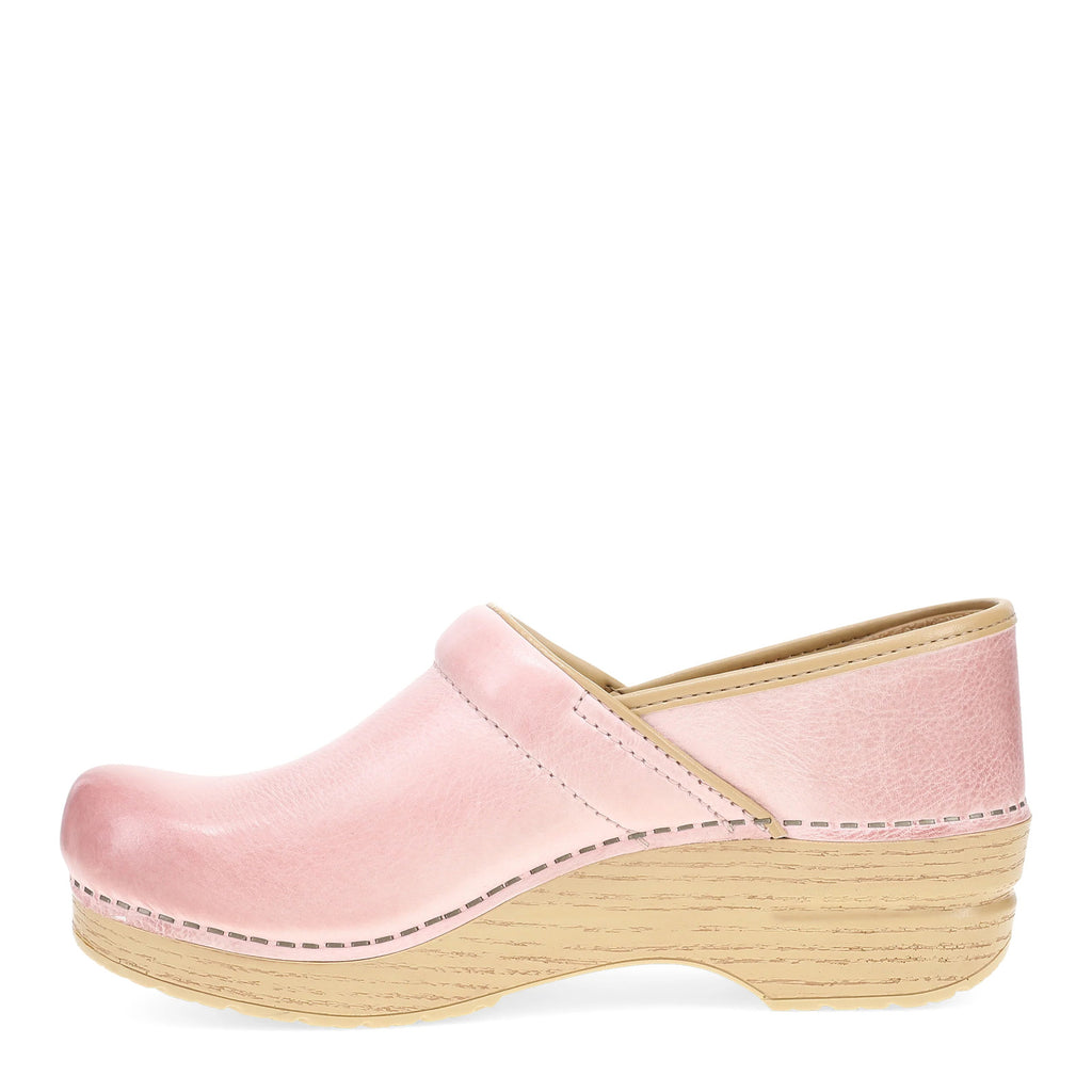 Women's Dansko Professional Clog PINK MILLED BURNISHED 306-331421