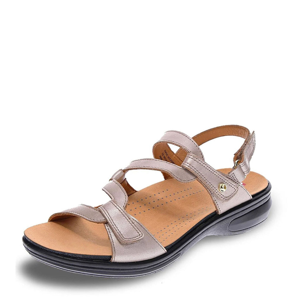 Women's Revere Emerald Sandal Champagne Woven 34EMERCANW