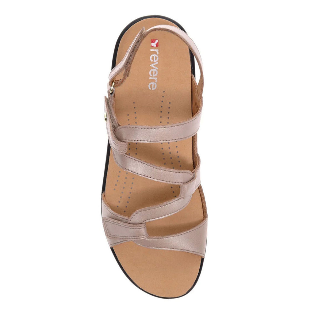 Women's Revere Emerald Sandal Champagne Woven 34EMERCANW
