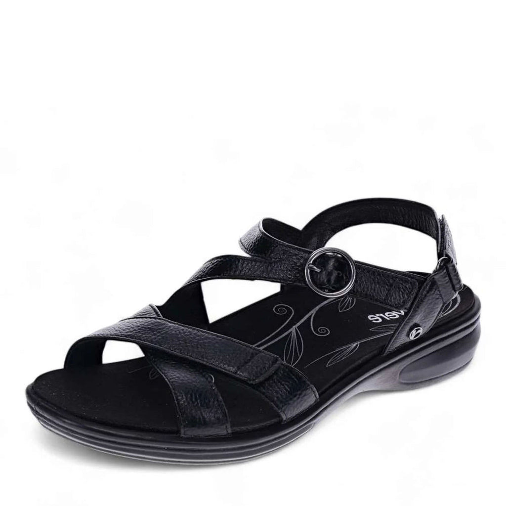 Women's Revere Nagoya Sandal BLACK PEBBLE 34NAGOBLPW
