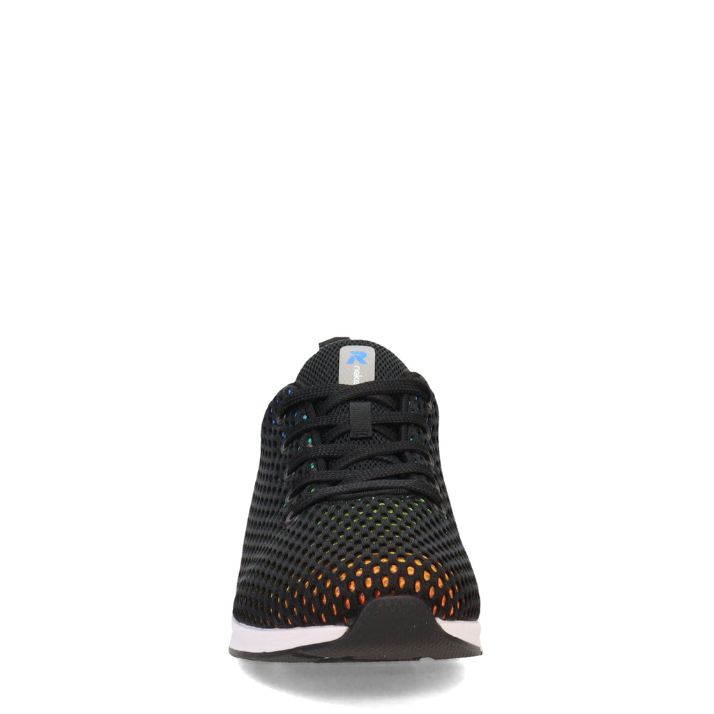 Women's Rieker Athina Sneaker BLACK RAINBOW MULTI 40101-00