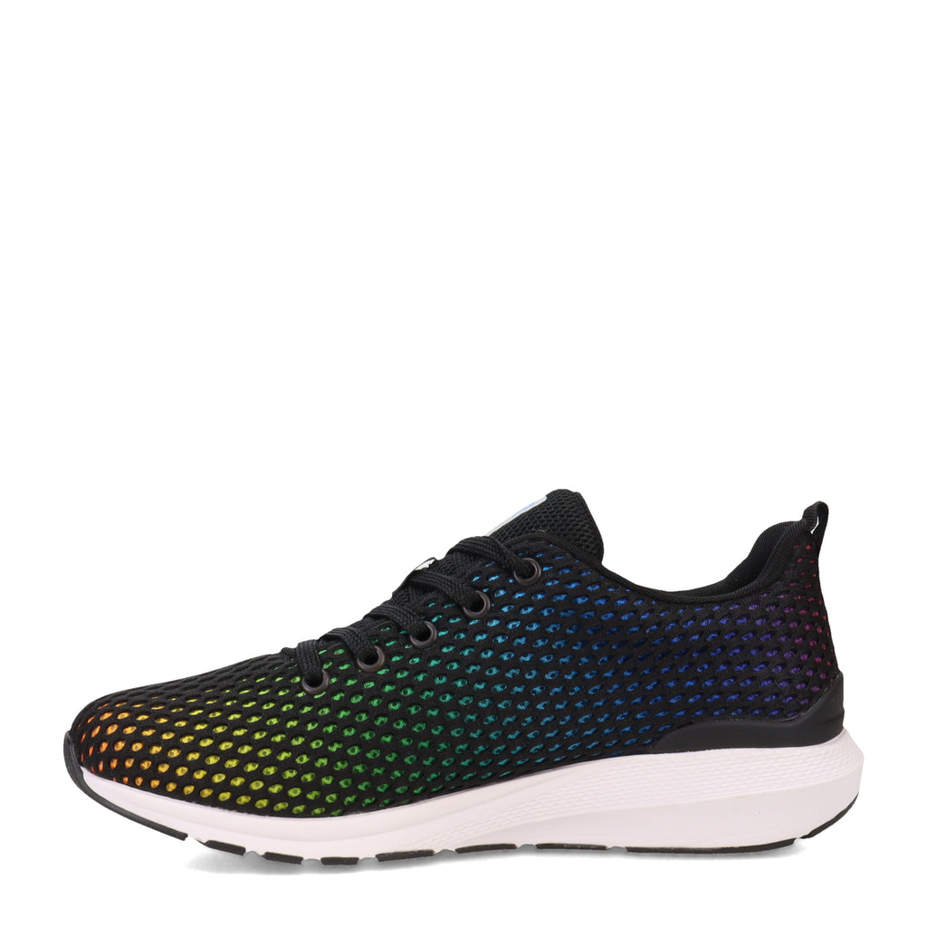 Women's Rieker Athina Sneaker BLACK RAINBOW MULTI 40101-00