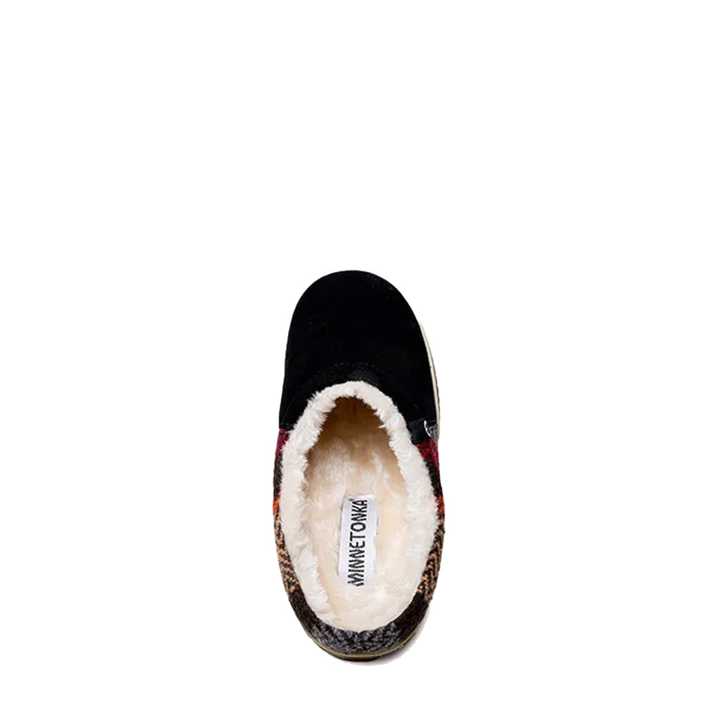 Women's Minnetonka Tahoe Slipper BLACK MULTI 40133