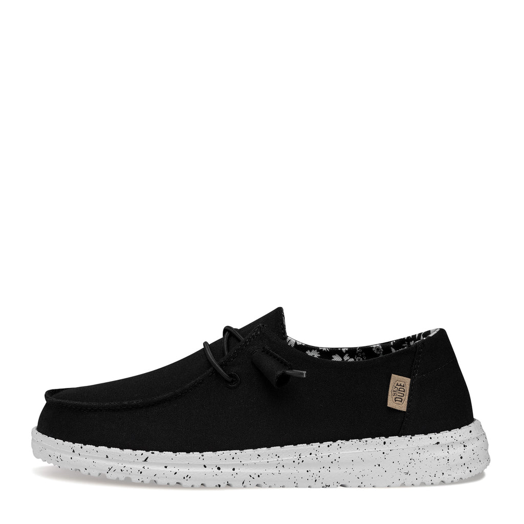 Women's Hey Dude Wendy Slip-On - Wide Width BLACK ODYSSEY 40150-0YF